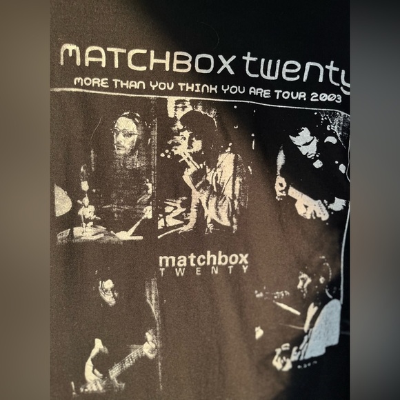 Matchbox Twenty Y2K 2003 Live Concert Band T-Shirt - Picture 5 of 16